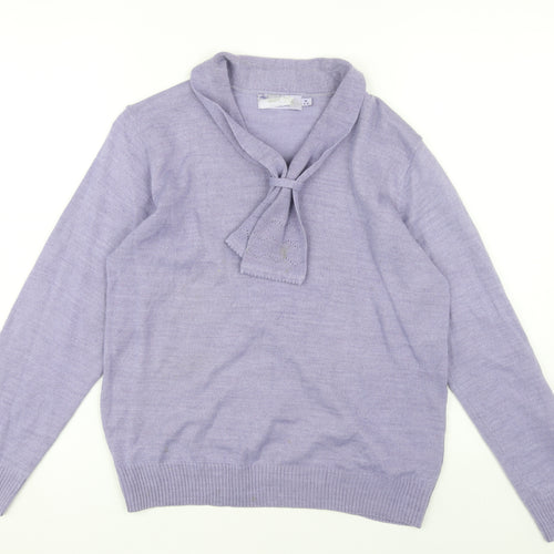 Honor Millburn Women's Purple Pullover Jumper Size M