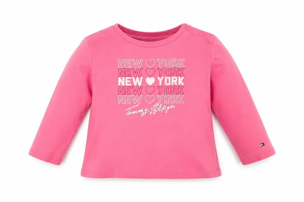 Tommy Hilfiger Unisex Pink Graphic T-Shirt 12-18M