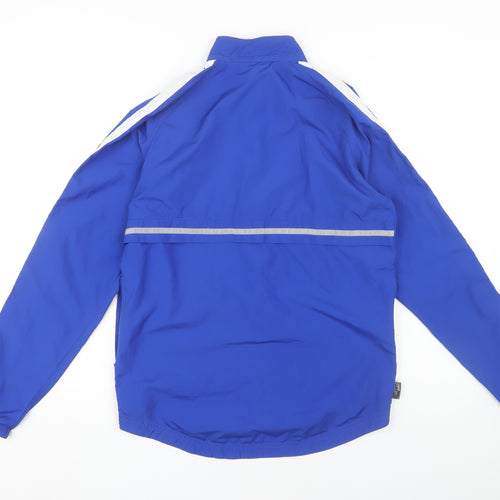 Adidas Men's Blue XS Windbreaker Jacket, Lightweight, Reflective