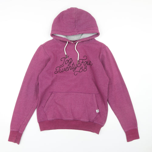TOG24 Women's Purple Pullover Hoodie, Size 8, Logo Accent