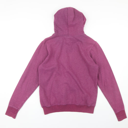 TOG24 Women's Purple Pullover Hoodie, Size 8, Logo Accent