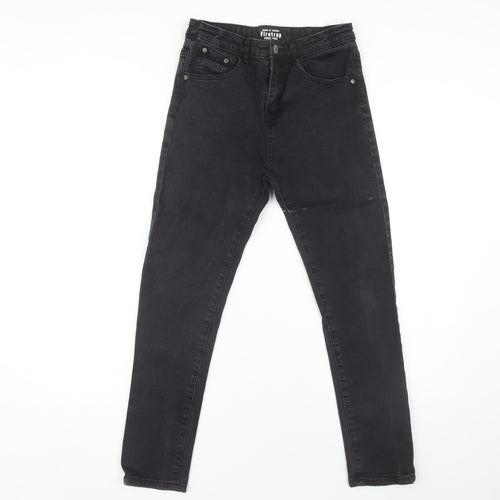 Firetrap Boys Black Skinny Jeans, Size 13 Years