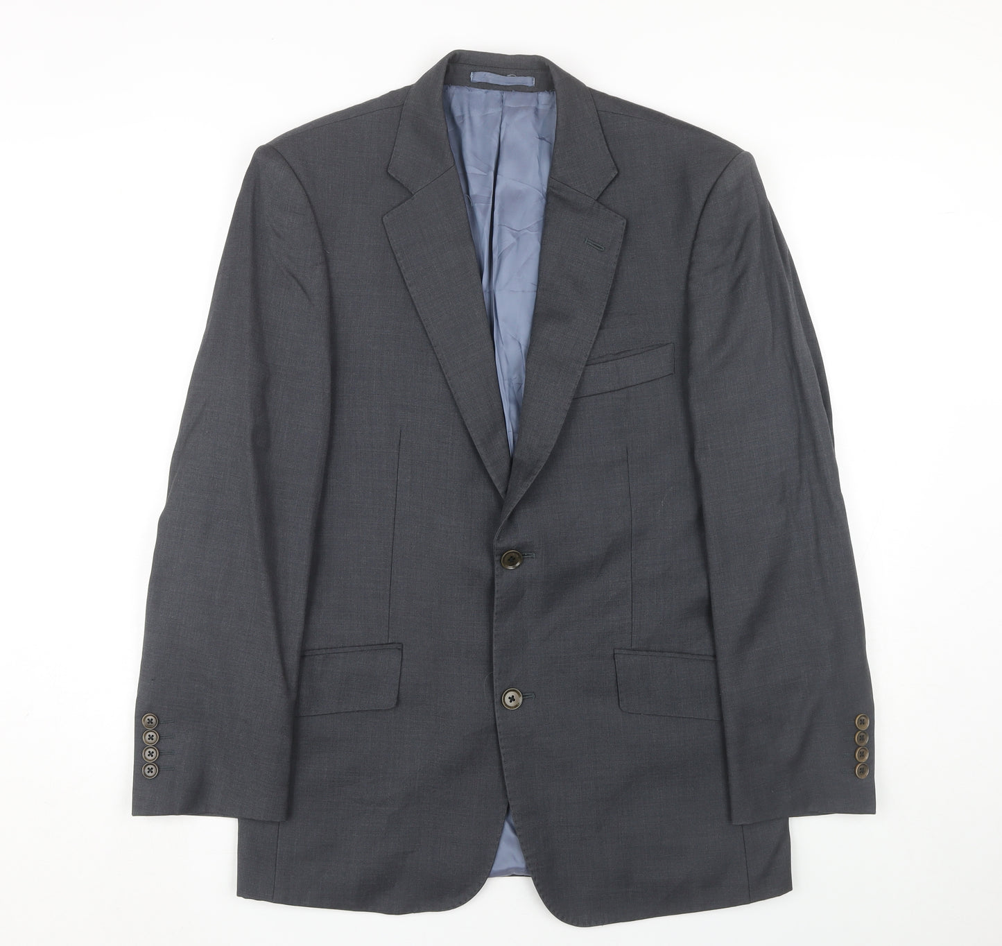 Austin Reed Men's Grey Blazer 38R Wool Formal Jacket