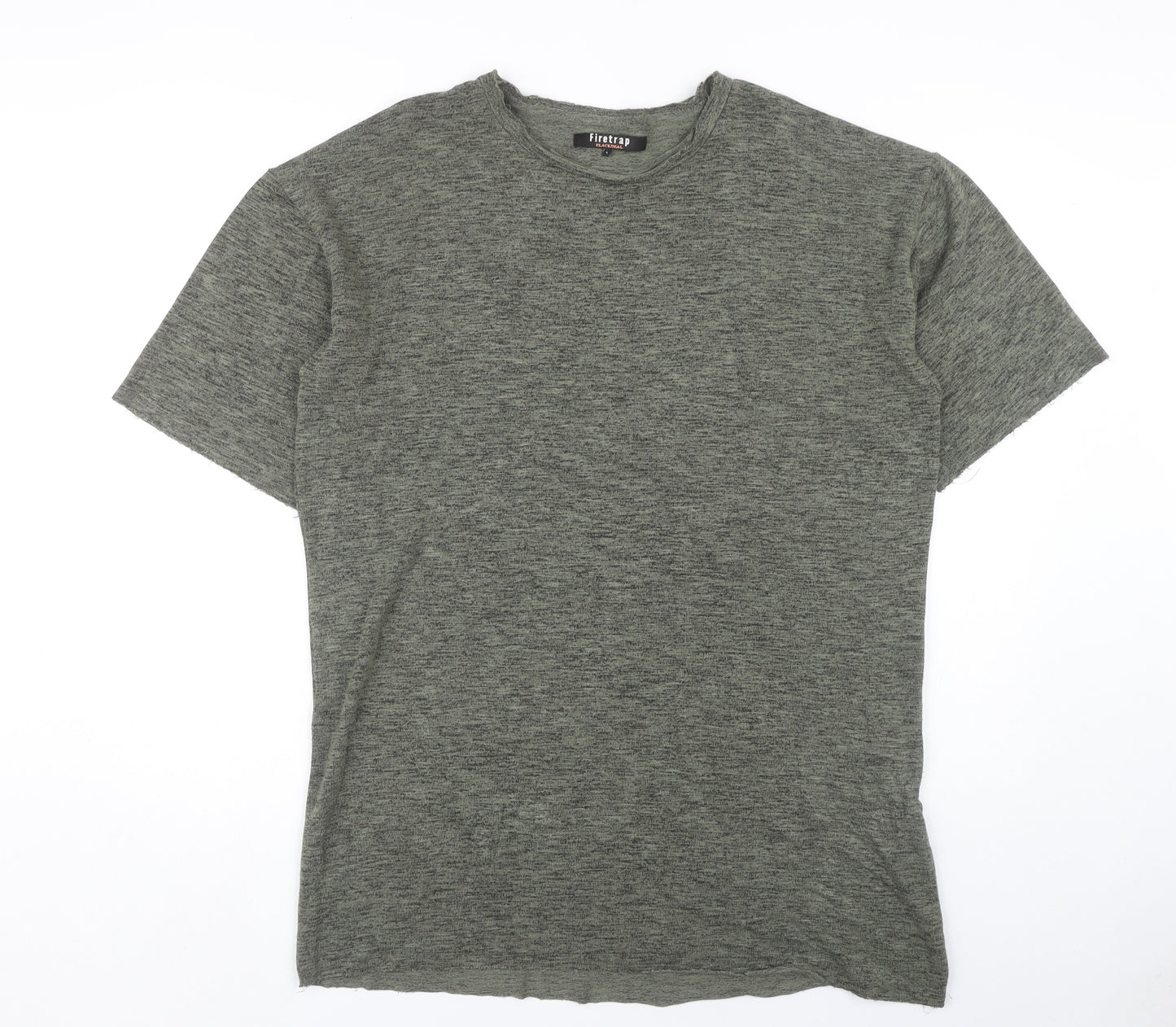 Firetrap Grey Jersey T-Shirt - Unisex Adults L