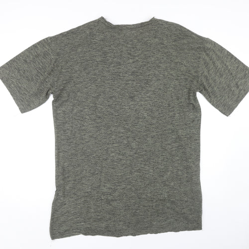 Firetrap Grey Jersey T-Shirt - Unisex Adults L