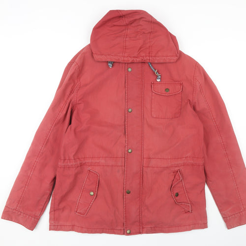 Jasper Conran Men's Red Parka Jacket L