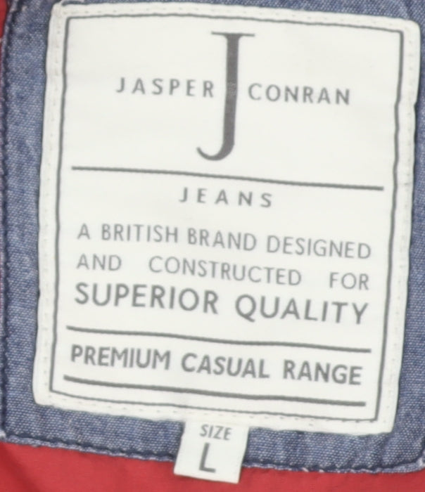 Jasper Conran Men's Red Parka Jacket L