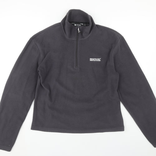 Regatta Men's Black 1/4 Zip Fleece Pullover L