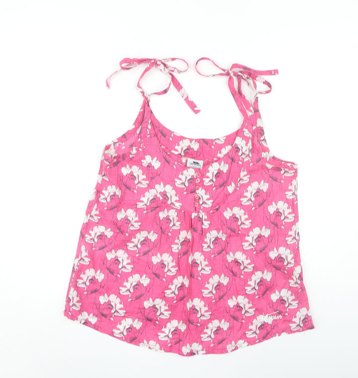 Trespass Women's Pink Camisole Tank Floral Size M