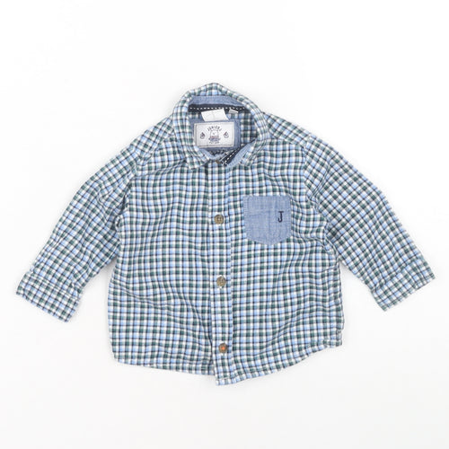 Jasper Conran Junior Boys Multicoloured Check Button-Up 6-9M