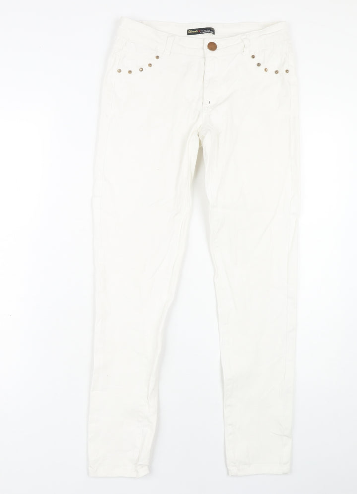 Clockhouse Women’s White Skinny Jeans Size 8