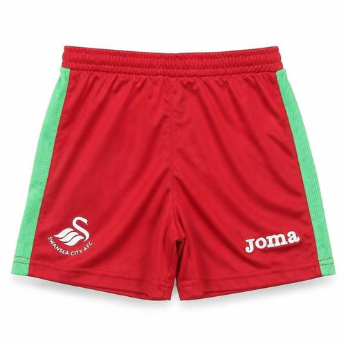Joma Boys' Red Athletic Football Shorts, Size 6 Years