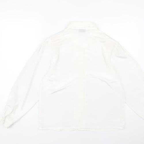 Eastex Women's White Collared Blouse Size 12