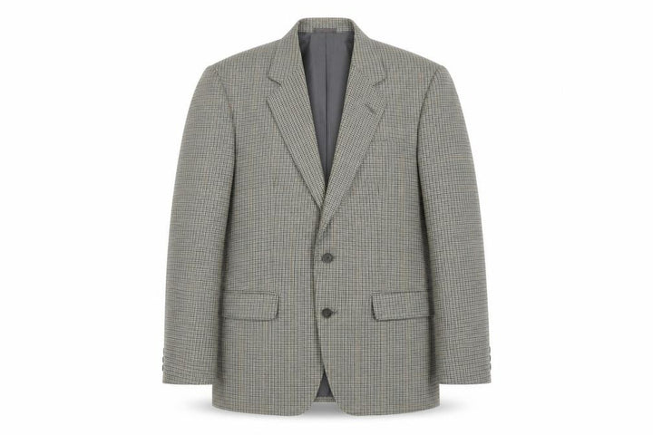 Centaur Men's Grey 40 Blazer, Check Pattern, Vintage