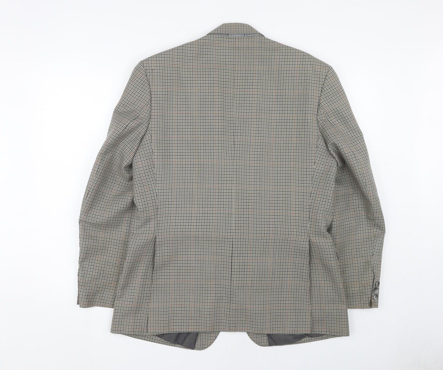 Centaur Men's Grey 40 Blazer, Check Pattern, Vintage
