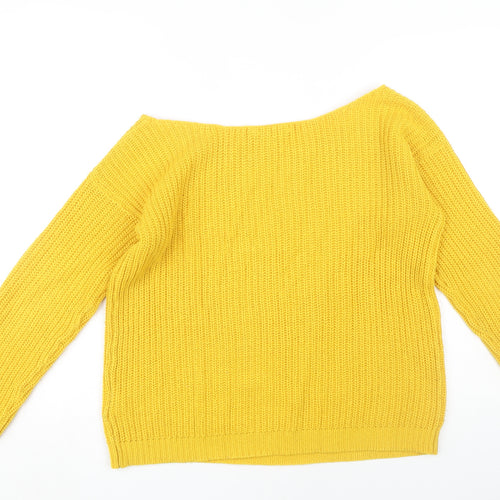 Tokyo Laundry Yellow Women's Pullover Jumper M