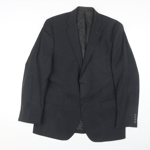 Jeff Banks Men's Grey Blazer, 42 Regular Fit, Formal Wear
