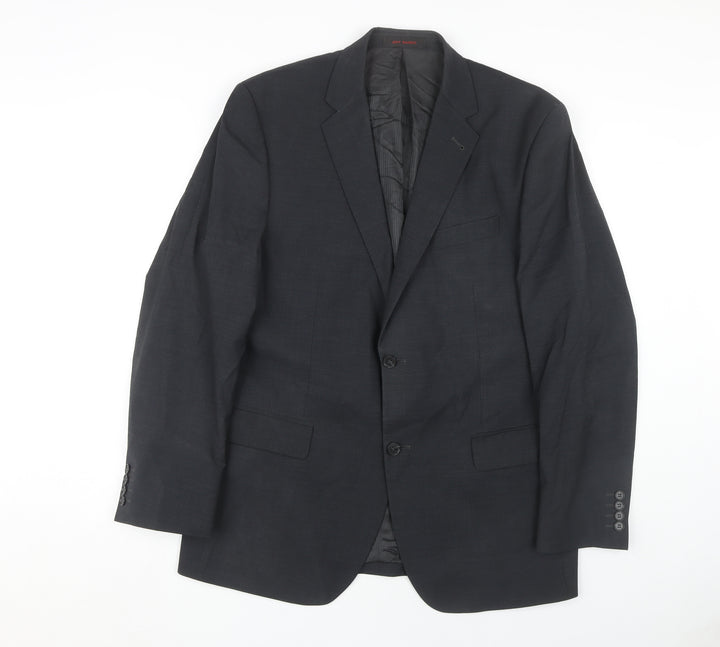 Jeff Banks Men's Grey Blazer, 42 Regular Fit, Formal Wear