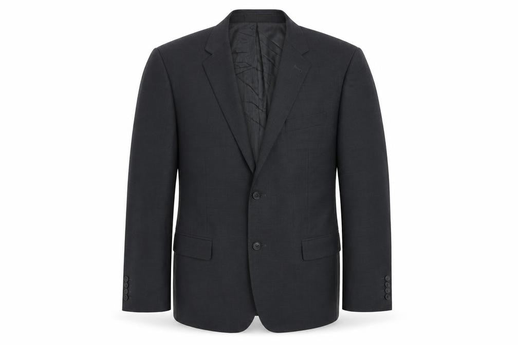 Front view of Jeff Banks Men's Grey Blazer, 42 Regular Fit, Formal Wear