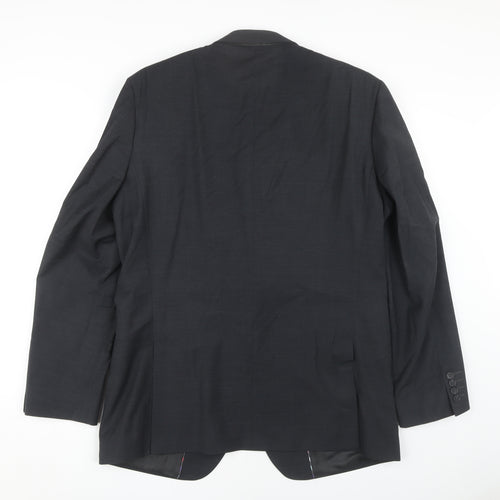 Jeff Banks Men's Grey Blazer, 42 Regular Fit, Formal Wear