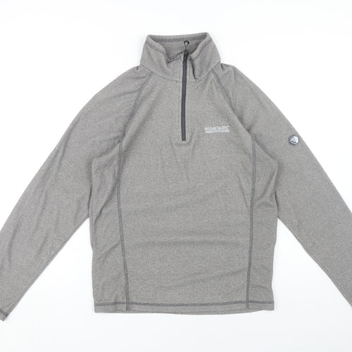 Regatta Men's Grey Lightweight 1/4 Zip Sweatshirt S