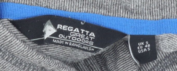 Regatta Men's Grey Lightweight 1/4 Zip Sweatshirt S