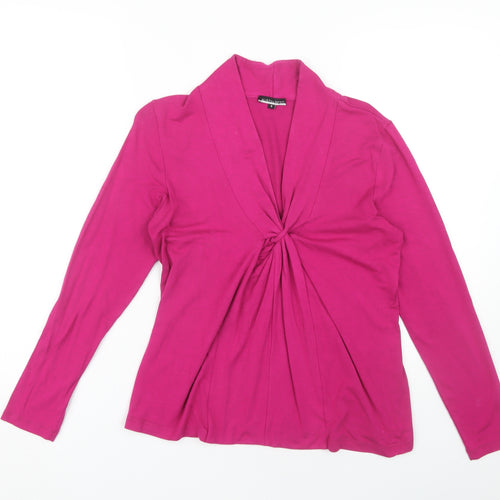 Austin Reed Women's Pink Long Sleeve Top, Size S