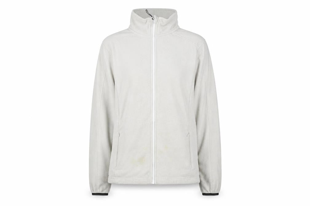 Front view of Icepeak Women's Grey Fleece Jacket, size 14