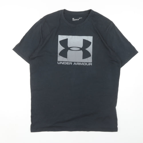 Under Armour Men's Black Graphic Tee Size L Relaxed Fit