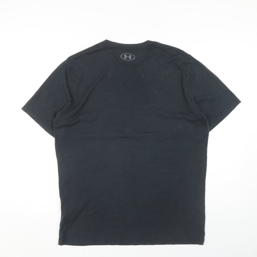 Under Armour Men's Black Graphic Tee Size L Relaxed Fit