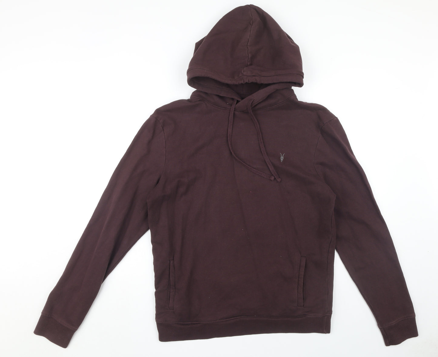 AllSaints Men's Brown Pullover Hoodie S