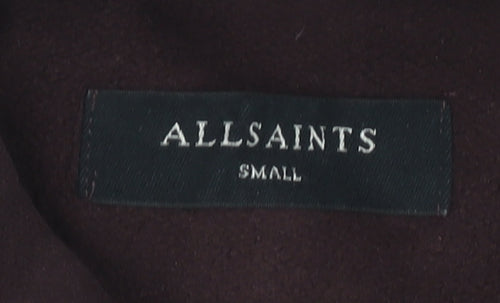 AllSaints Men's Brown Pullover Hoodie S