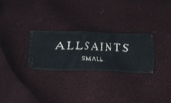 AllSaints Men's Brown Pullover Hoodie S