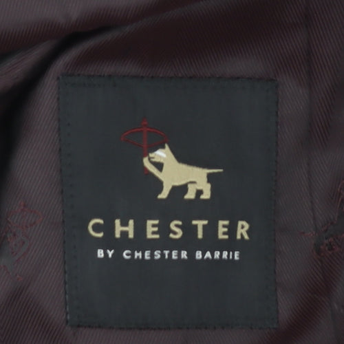Chester Barrie Men's Blue Wool Blazer, Size 38R