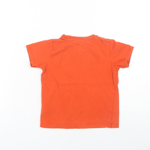 Mountain Warehouse Boys Orange Dinosaur T-Shirt 3-4 Years