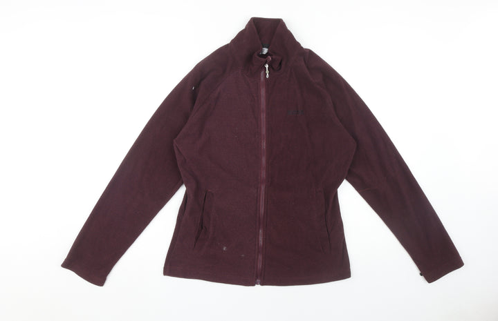 Regatta Women's Purple Fleece Jacket Size 10