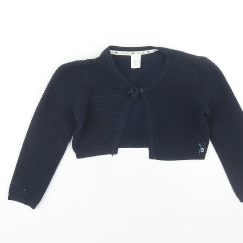Jasper Conran Girls Blue Shrug, Size 4-5, Cotton, Casual Wear