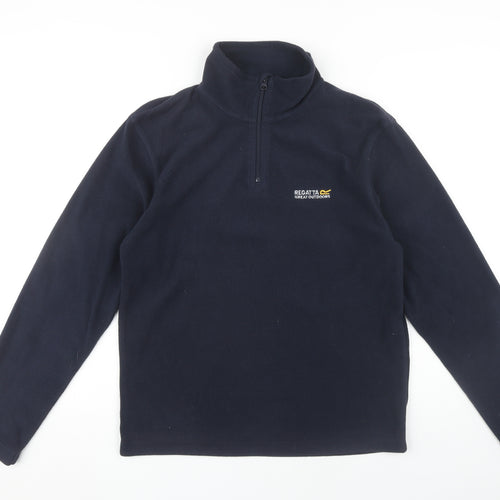 Regatta Men's Blue S 1/4 Zip Fleece Sweatshirt