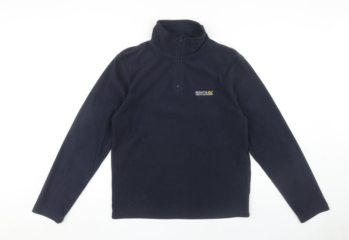 Regatta Men's Blue S 1/4 Zip Fleece Sweatshirt