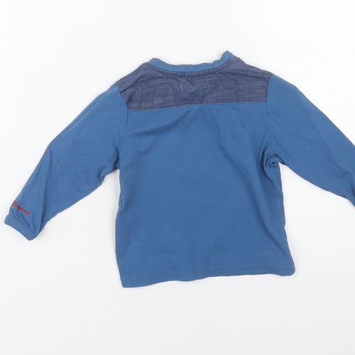 Ben Sherman Boys Blue Car Print T-Shirt 6-12 Months