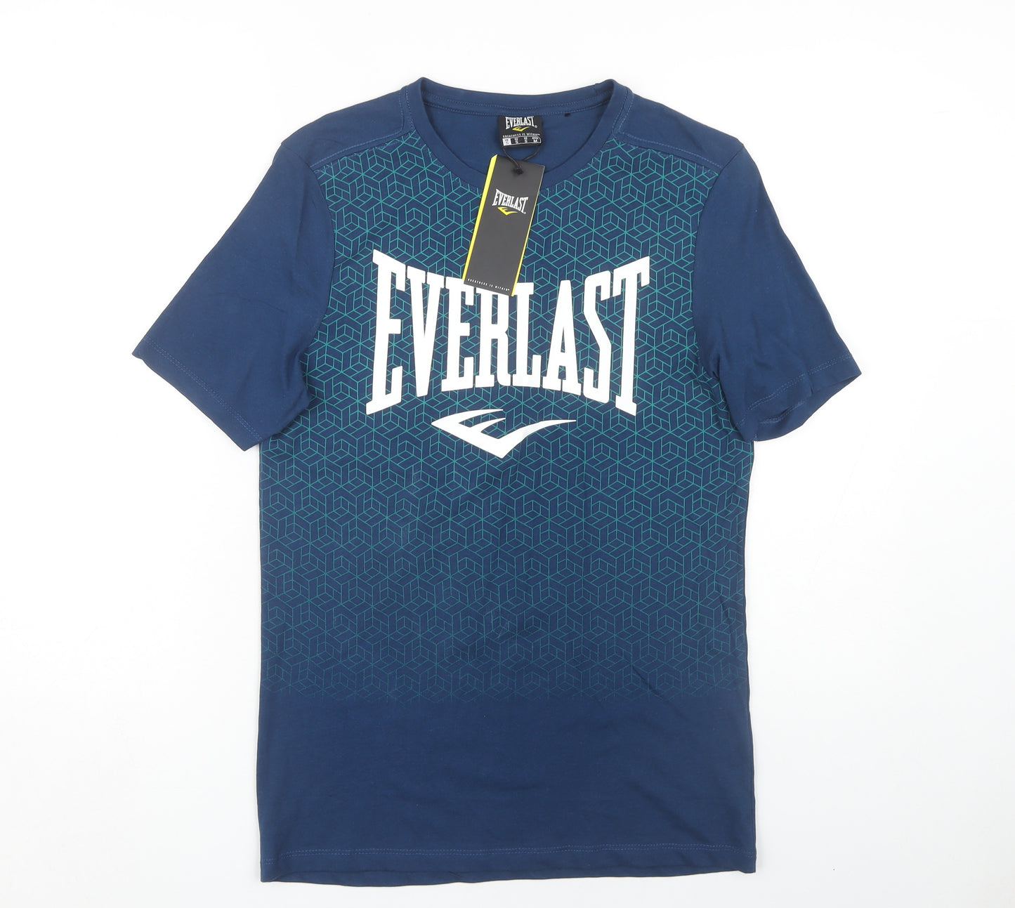 Everlast Men's Blue Graphic Print Crew Neck T-Shirt S