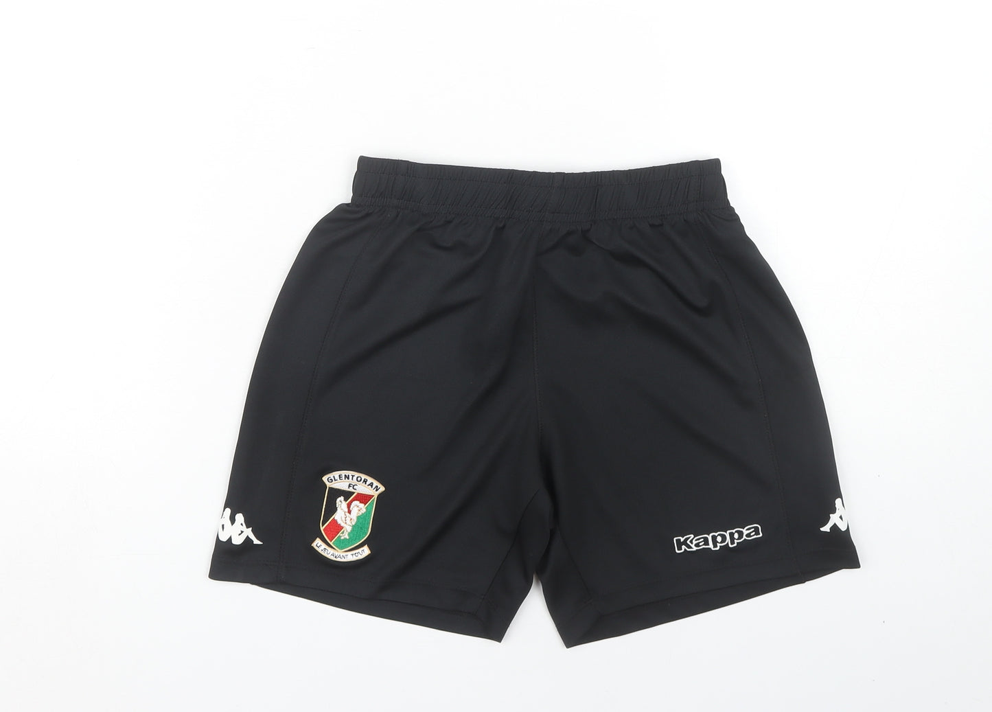 Kappa Boys Black Bermuda Football Shorts, 12 Years, Activewear