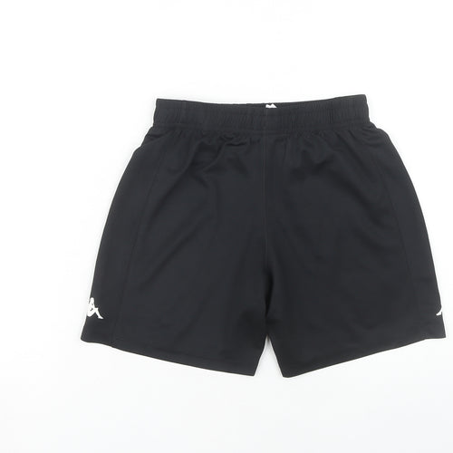 Kappa Boys Black Bermuda Football Shorts, 12 Years, Activewear