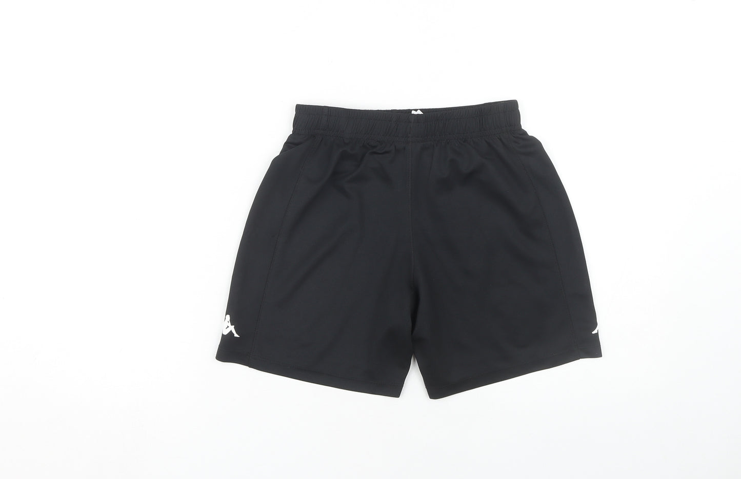Kappa Boys Black Bermuda Football Shorts, 12 Years, Activewear
