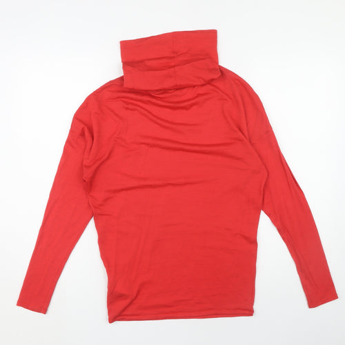 Nike Men's Red Pullover XS Slim Fit High Neck Top