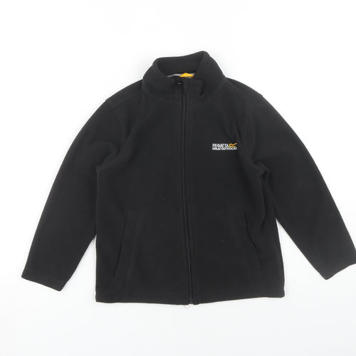 Regatta Boys' Black 5-6 Years Basic Jacket, Full Zip