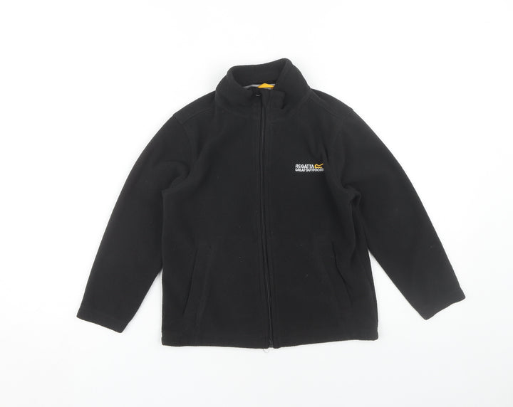 Regatta Boys' Black 5-6 Years Basic Jacket, Full Zip