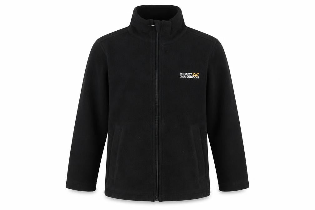 Regatta Boys' Black 5-6 Years Basic Jacket, Full Zip