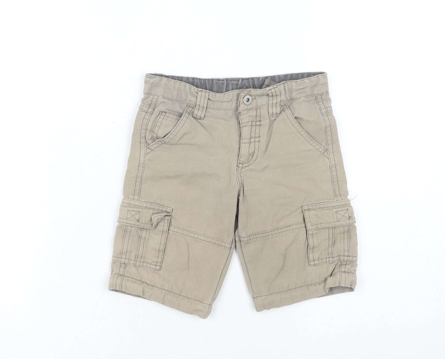 Pumpkin Patch Boys Beige Cargo Shorts 2 Years Casual Summer