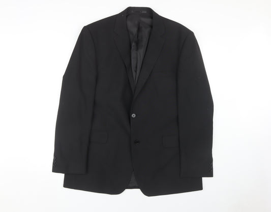 Kartel Mens Black Check Suit Jacket 44 Chest (Regular) – Preworn